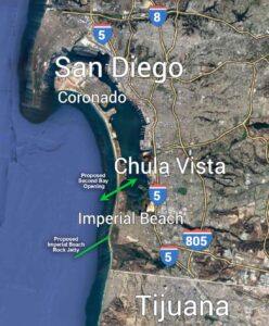 Proposed Second Bay Opening along with Proposed Imperial Beach Rock Jetty